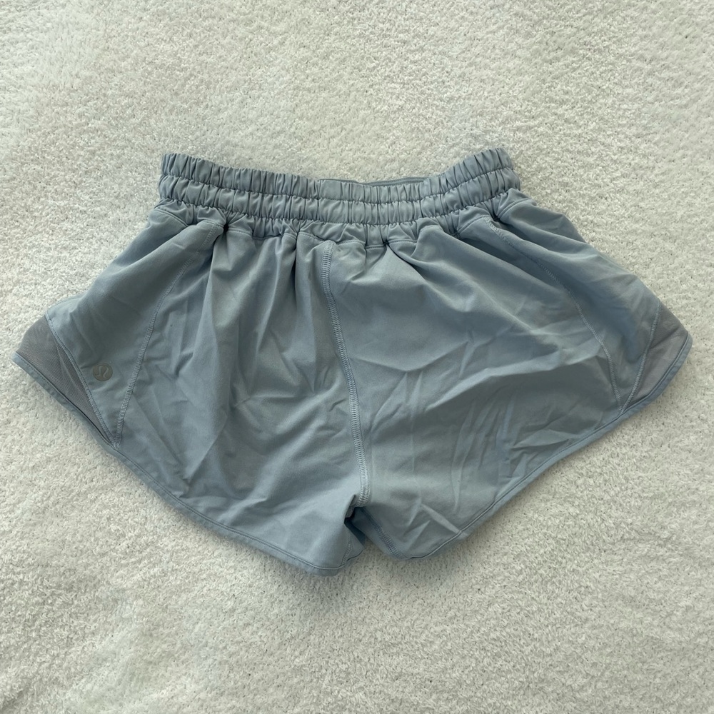 lululemon athletica Light Blue Hotty hot 2.5” Shorts